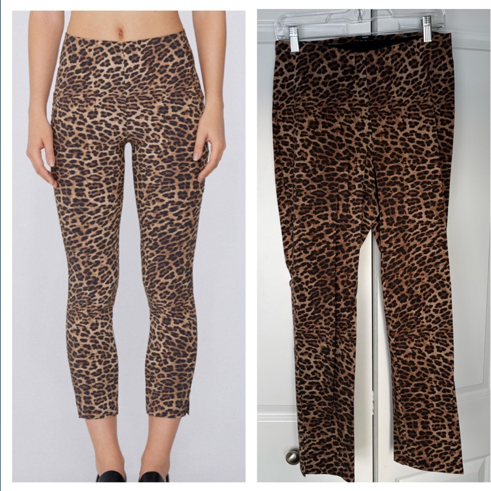 Tezenis Leopard Print Cropped Pant Leggings